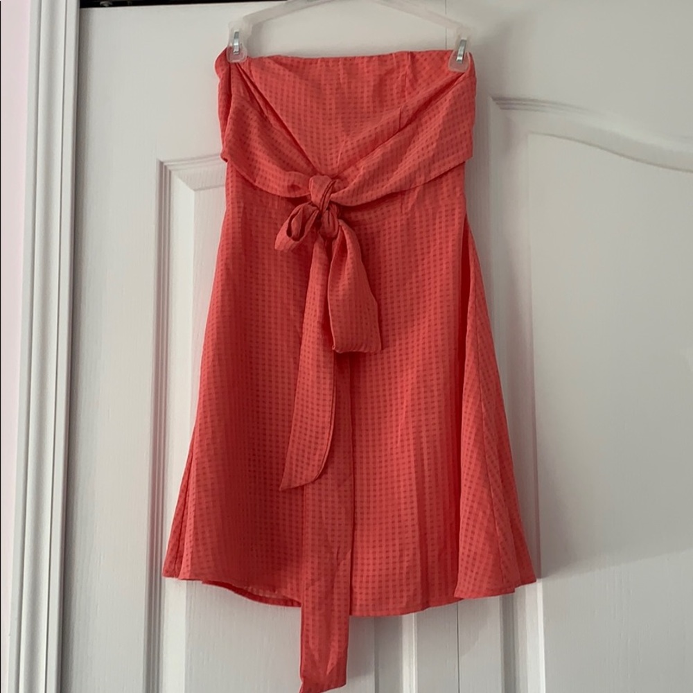 Adorable coral colored mini dress